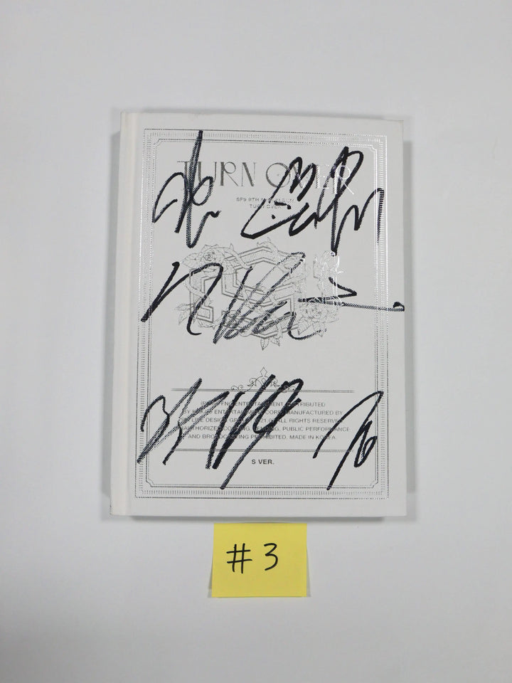 SF9 'Turn Over' - Hand Autographed(Signed) Promo Album - HALLYUSUPERSTORE
