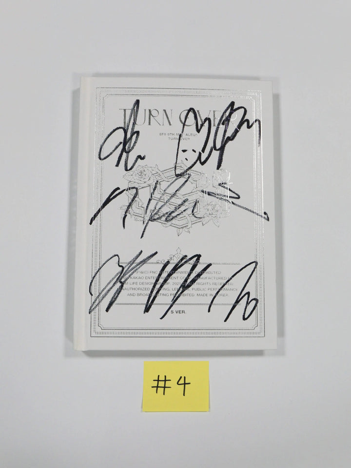SF9 'Turn Over' - Hand Autographed(Signed) Promo Album - HALLYUSUPERSTORE