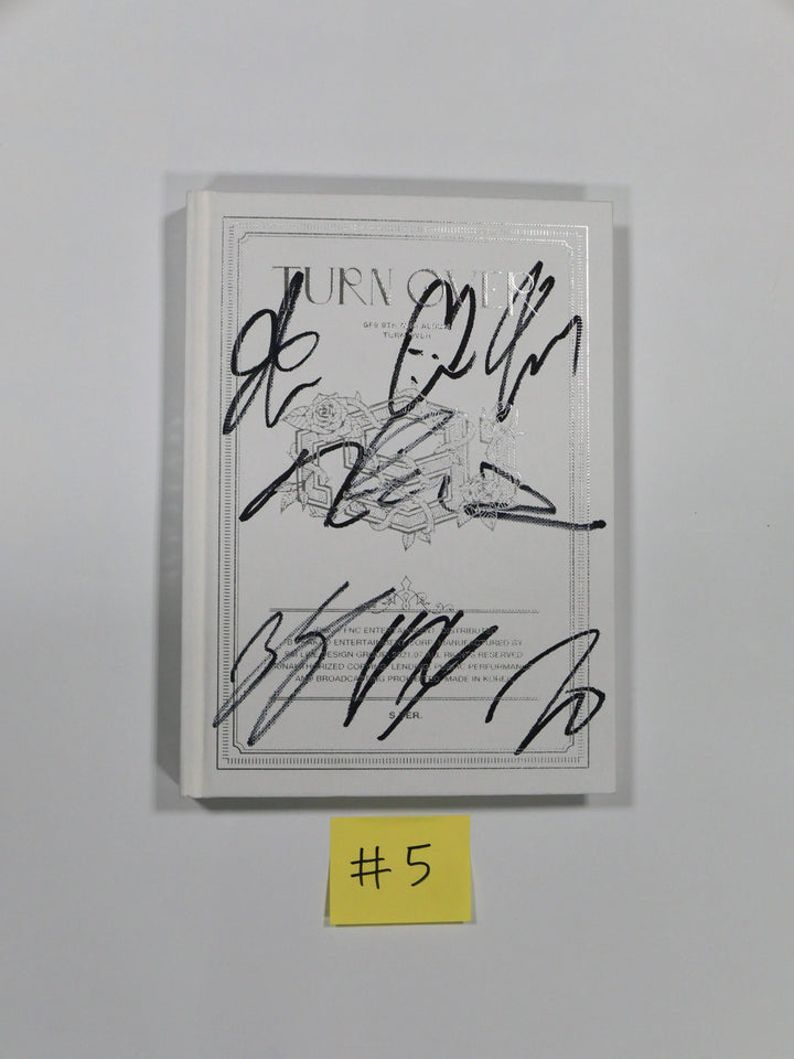 SF9 'Turn Over' - Hand Autographed(Signed) Promo Album - HALLYUSUPERSTORE