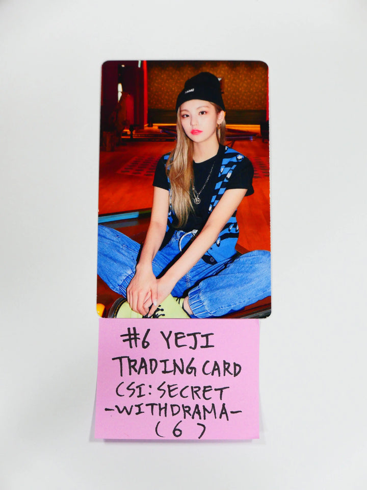 Itzy 'CSI Code Name Secret' - Trading Card Photocard (1) - HALLYUSUPERSTORE
