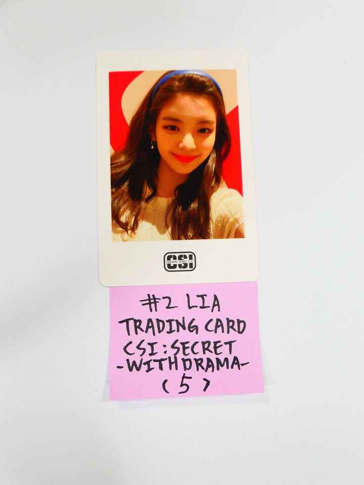 Itzy 'CSI Code Name Secret' - Trading Card Photocard (1) - HALLYUSUPERSTORE