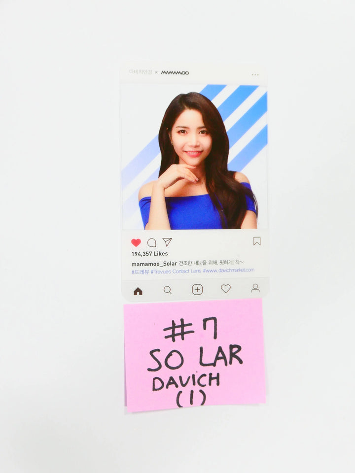 Mamamoo -Official & Ever Bikini, Davich Photocard (OLD) (1) - HALLYUSUPERSTORE