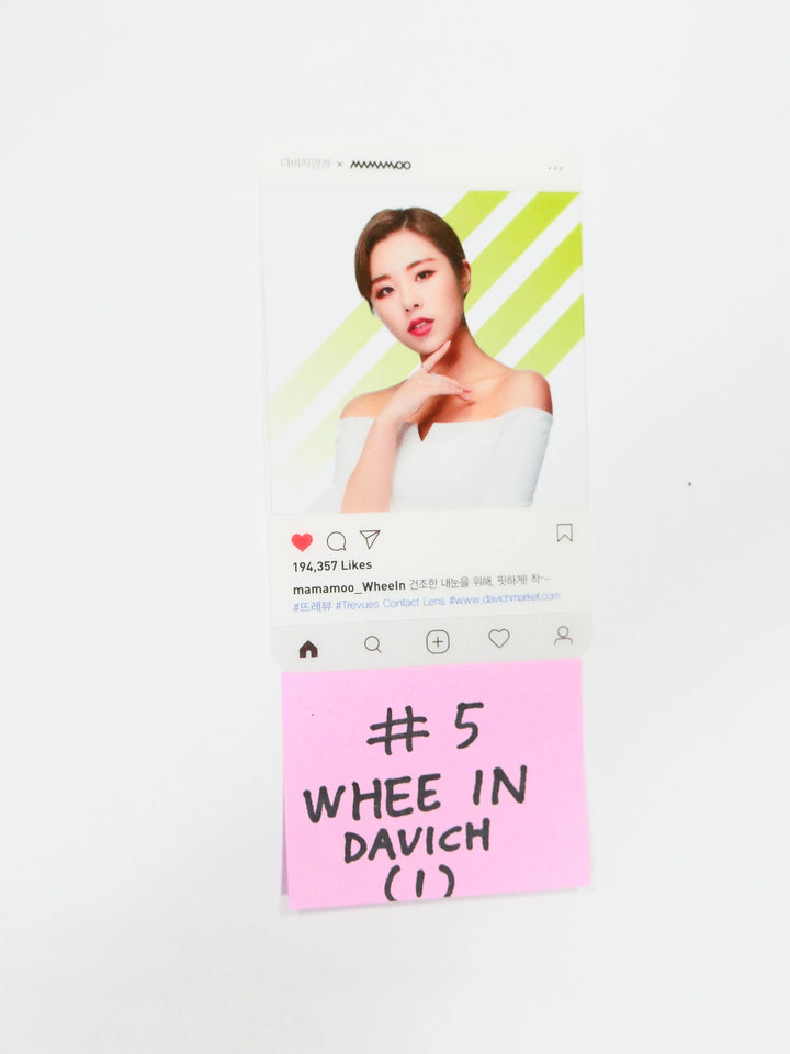 Mamamoo -Official & Ever Bikini, Davich Photocard (OLD) (2) - HALLYUSUPERSTORE