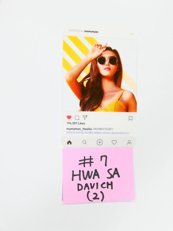 Mamamoo -Official & Ever Bikini, Davich Photocard (OLD) (2) - HALLYUSUPERSTORE