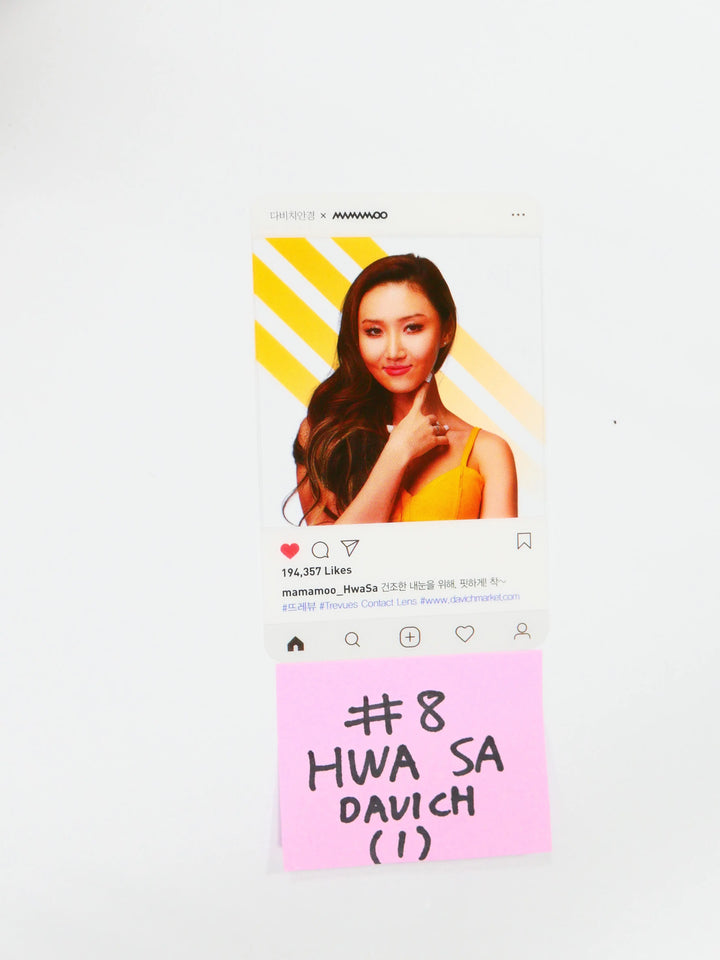 Mamamoo -Official & Ever Bikini, Davich Photocard (OLD) (2) - HALLYUSUPERSTORE