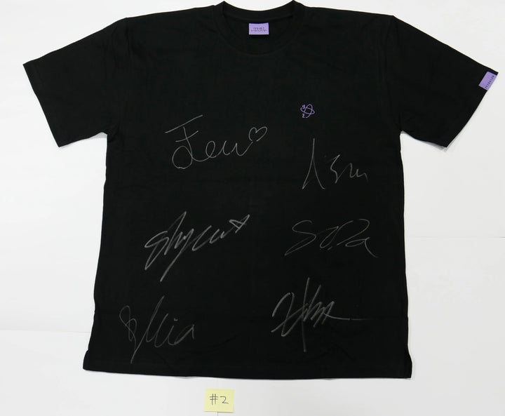 2021 EVERGLOW Online Concert 'The First' - All Member Hand Autographed T-Shirt - HALLYUSUPERSTORE