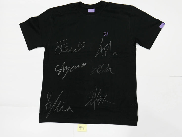 2021 EVERGLOW Online Concert 'The First' - All Member Hand Autographed T-Shirt - HALLYUSUPERSTORE