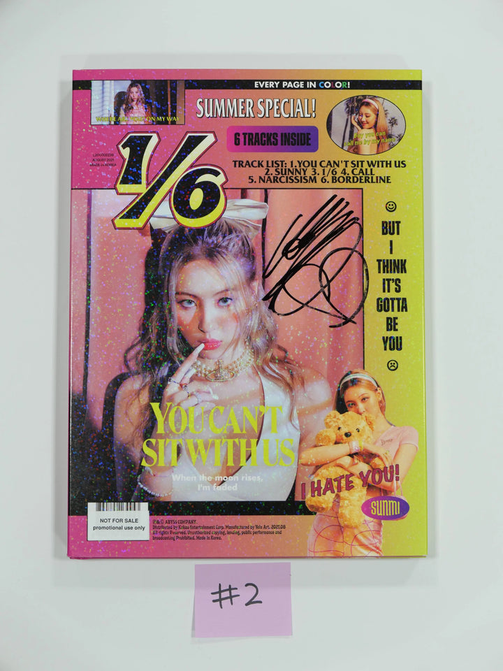 SUNMI "1/6" 3rd Mini - Autographed Promo Album - HALLYUSUPERSTORE