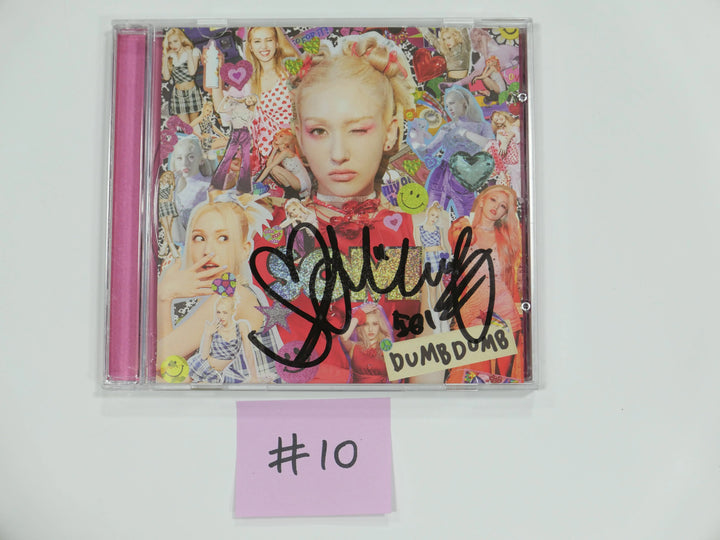 Somi "dumb dumb" - Hand Autographed(Signed) Promo Digital Single Album ( Restocked 5/10 ) - HALLYUSUPERSTORE