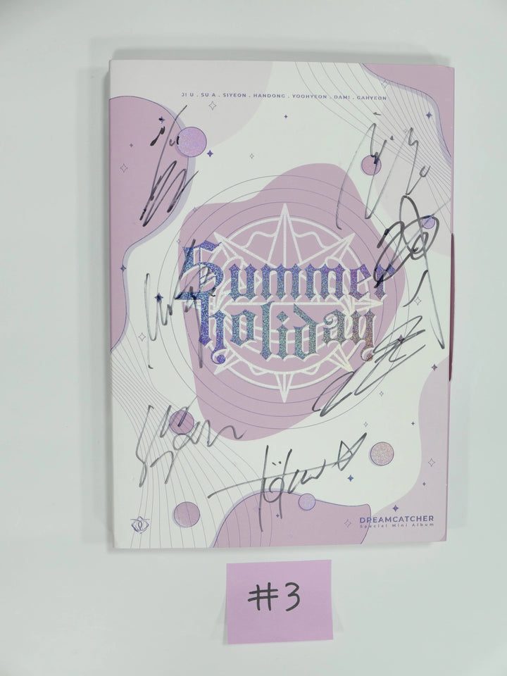 Dreamcatcher "Summer Holiday" 2nd Special Mini – Hand Autographed(Singed) Promo Album - HALLYUSUPERSTORE