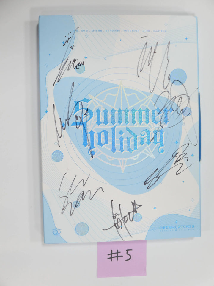 Dreamcatcher "Summer Holiday" 2nd Special Mini – Hand Autographed(Singed) Promo Album - HALLYUSUPERSTORE