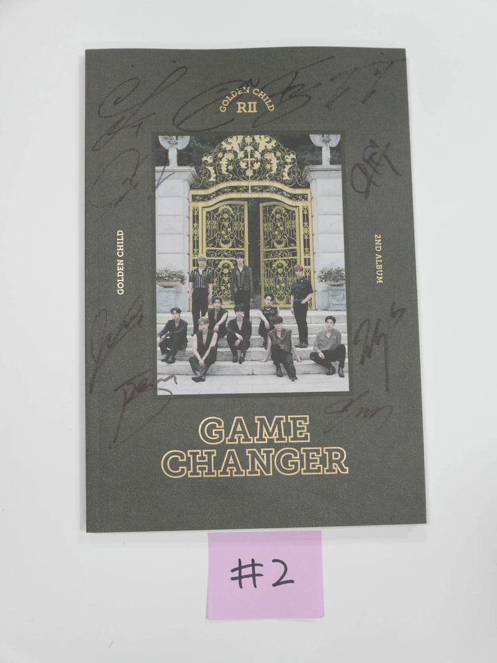 GOLDEN CHILD "GAME" Vol. 2 - Hand Autographed(Signed) Promo Album - HALLYUSUPERSTORE