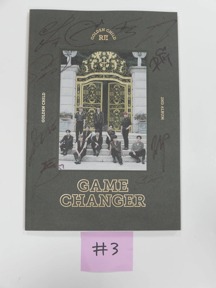 GOLDEN CHILD "GAME" Vol. 2 - Hand Autographed(Signed) Promo Album - HALLYUSUPERSTORE