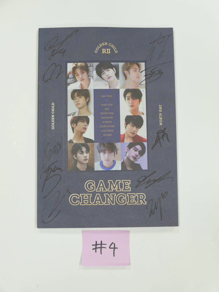 GOLDEN CHILD "GAME" Vol. 2 - Hand Autographed(Signed) Promo Album - HALLYUSUPERSTORE