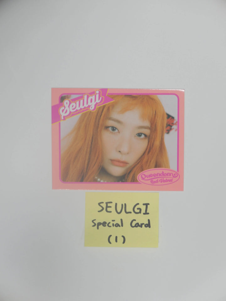 Red Velvet 'Queendom' - Official Photocard (Girls Ver.) - HALLYUSUPERSTORE