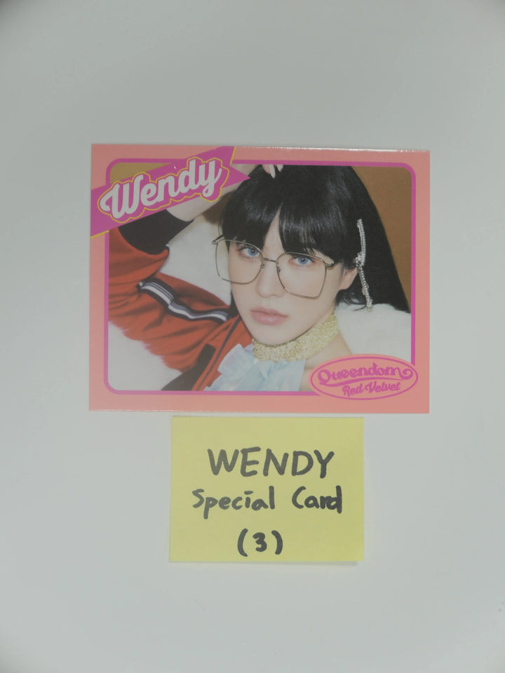 Red Velvet 'Queendom' - Official Photocard (Girls Ver.) - HALLYUSUPERSTORE