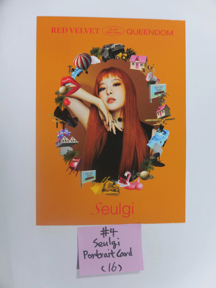 Red Velvet 'Queendom' - Official Photocard, Bookmark, Portrait Card & Postcard (Queens Ver.) - HALLYUSUPERSTORE