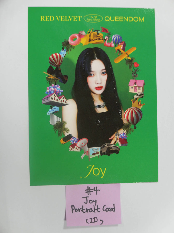 Red Velvet 'Queendom' - Official Photocard, Bookmark, Portrait Card & Postcard (Queens Ver.) - HALLYUSUPERSTORE