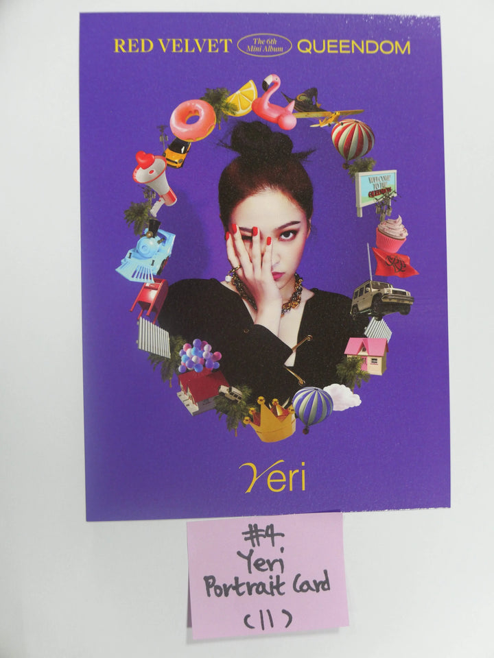 Red Velvet 'Queendom' - Official Photocard, Bookmark, Portrait Card & Postcard (Queens Ver.) - HALLYUSUPERSTORE