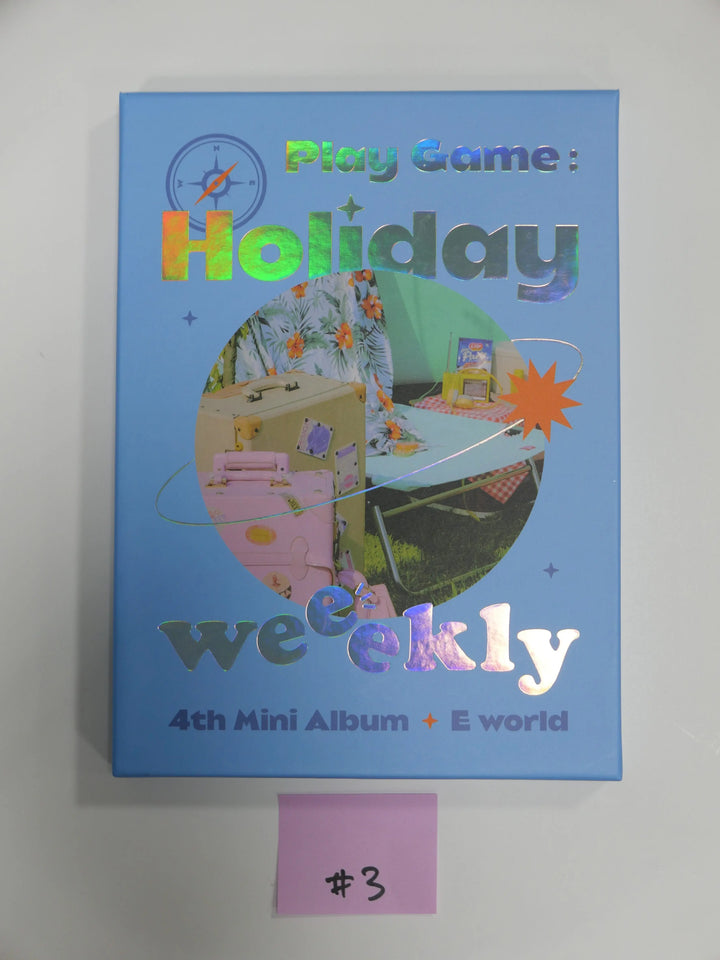 Weeekly "Play Game : Holiday Party" 4th Mini - Hand Autographed(Signed) Album - HALLYUSUPERSTORE