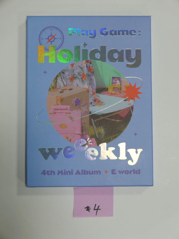 Weeekly "Play Game : Holiday Party" 4th Mini - Hand Autographed(Signed) Album - HALLYUSUPERSTORE