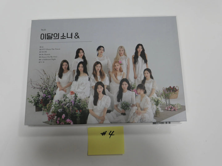 Loona "&" - Hand Autographed(Signed) Album (Individual Member) - HALLYUSUPERSTORE