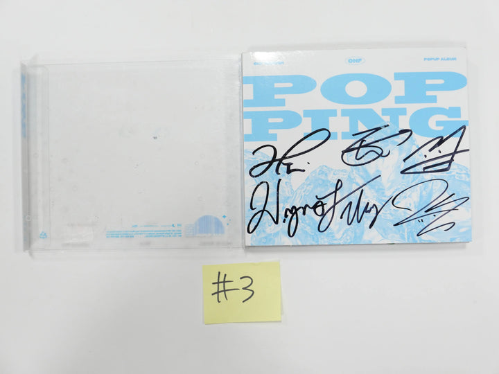ONF "Popping" - Hand Autographed (Signed) Promo Album - HALLYUSUPERSTORE