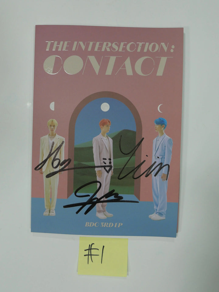 BDC "Contact" 3rd - Hand Autographed (Signed) Promo Album - HALLYUSUPERSTORE