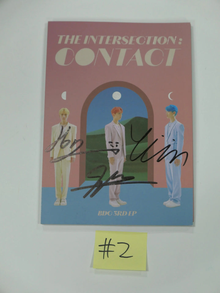 BDC "Contact" 3rd - Hand Autographed (Signed) Promo Album - HALLYUSUPERSTORE