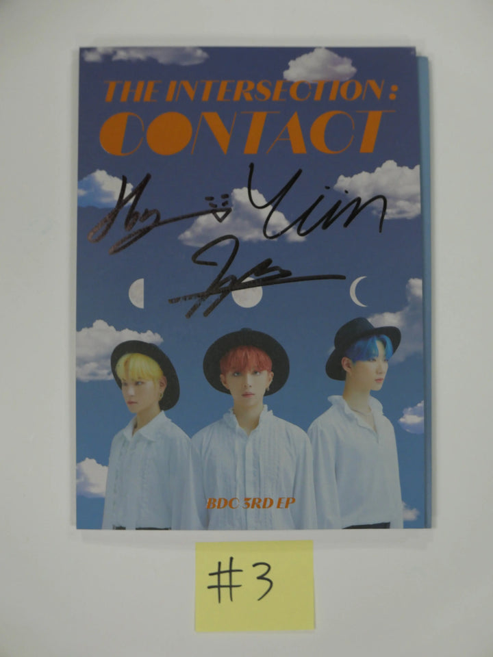 BDC "Contact" 3rd - Hand Autographed (Signed) Promo Album - HALLYUSUPERSTORE