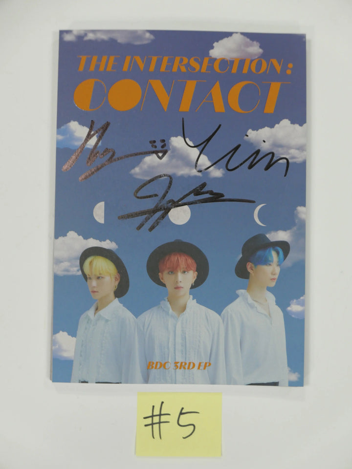 BDC "Contact" 3rd - Hand Autographed (Signed) Promo Album - HALLYUSUPERSTORE
