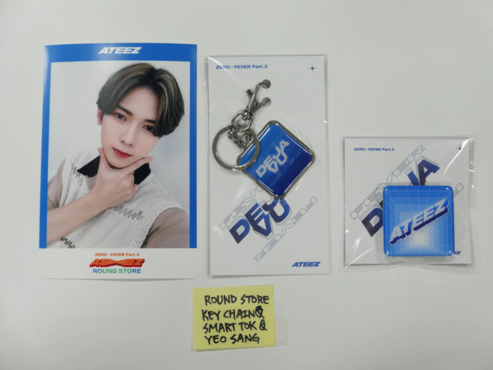 Ateez 'Zero Fever Part 3' - Soundwave Round Store Event Official MD - Printed Photo, Coaster - HALLYUSUPERSTORE