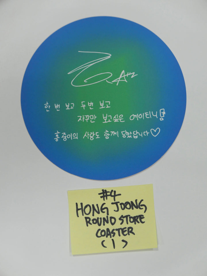 Ateez 'Zero Fever Part 3' - Soundwave Round Store Event Official MD - Printed Photo, Coaster - HALLYUSUPERSTORE