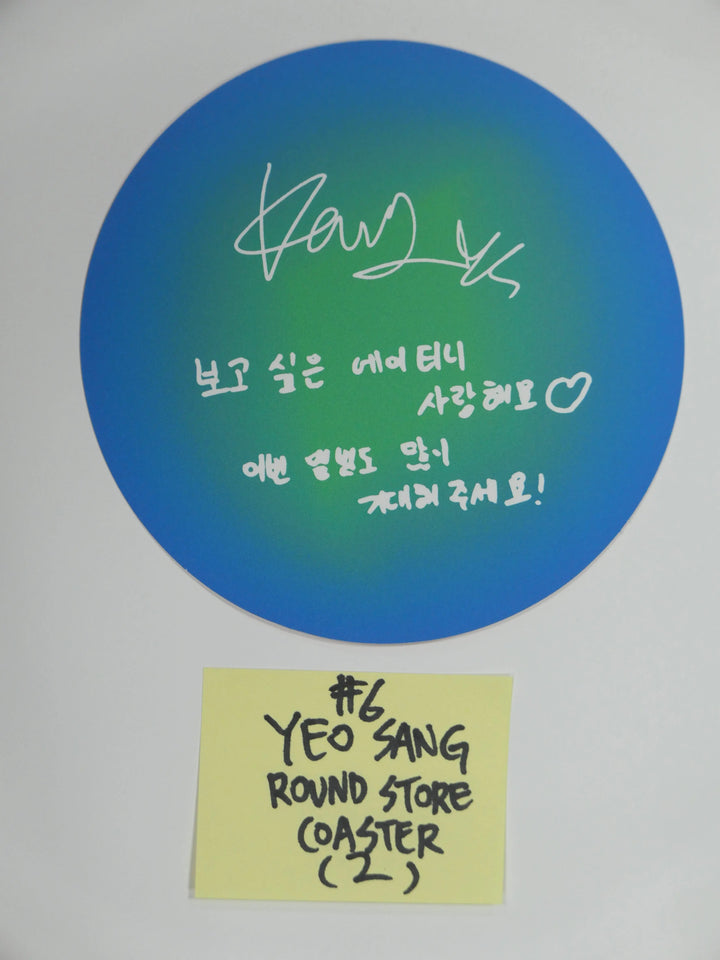 Ateez 'Zero Fever Part 3' - Soundwave Round Store Event Official MD - Printed Photo, Coaster - HALLYUSUPERSTORE