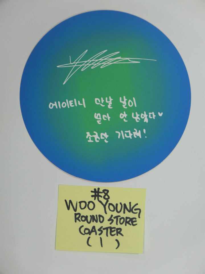 Ateez 'Zero Fever Part 3' - Soundwave Round Store Event Official MD - Printed Photo, Coaster - HALLYUSUPERSTORE