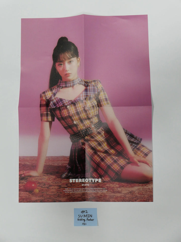 StayC 'STEREOTYPE' - Official Folding Poster - HALLYUSUPERSTORE