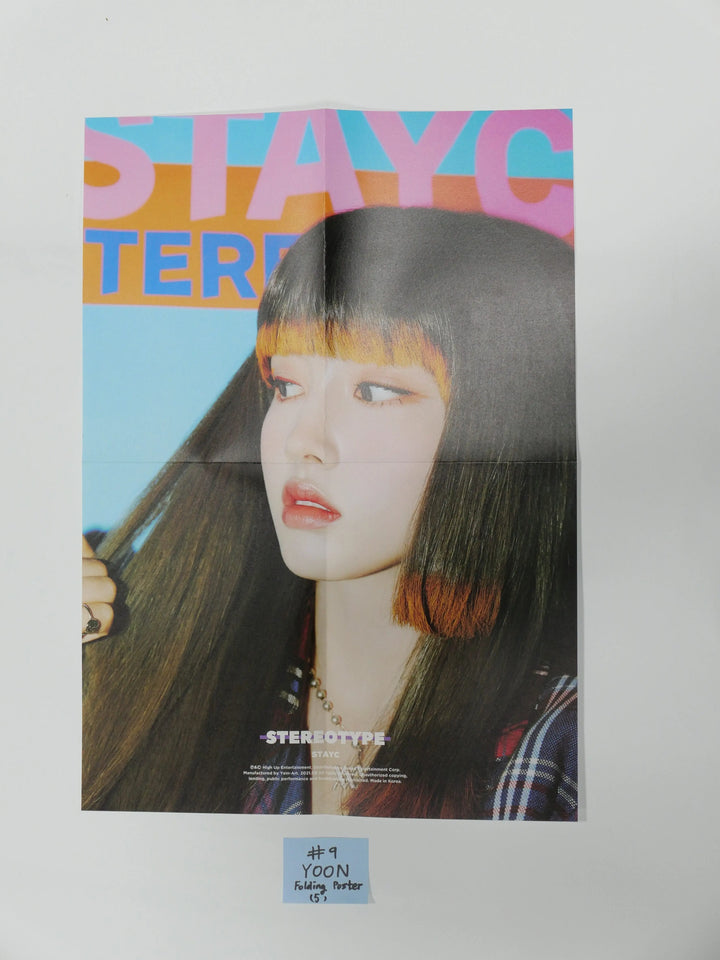 StayC 'STEREOTYPE' - Official Folding Poster - HALLYUSUPERSTORE