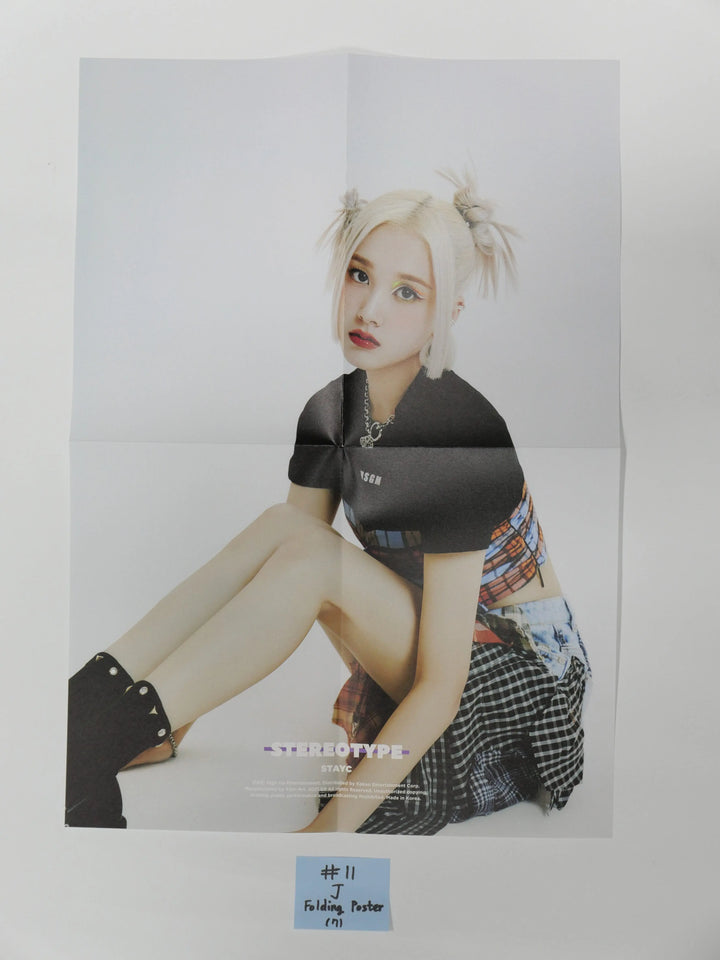 StayC 'STEREOTYPE' - Official Folding Poster - HALLYUSUPERSTORE