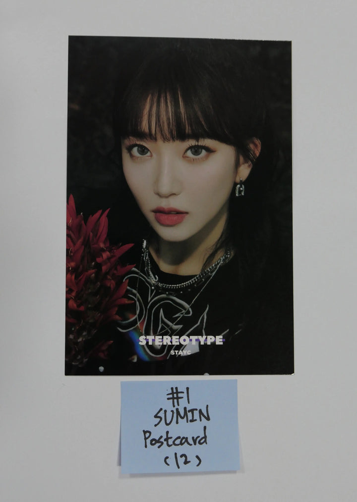 StayC 'STEREOTYPE' - Official Postcard & Scratch Card - HALLYUSUPERSTORE
