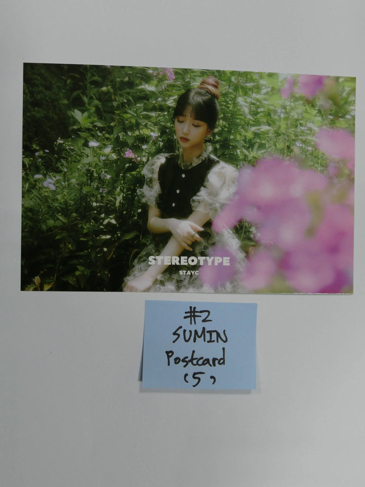StayC 'STEREOTYPE' - Official Postcard & Scratch Card - HALLYUSUPERSTORE