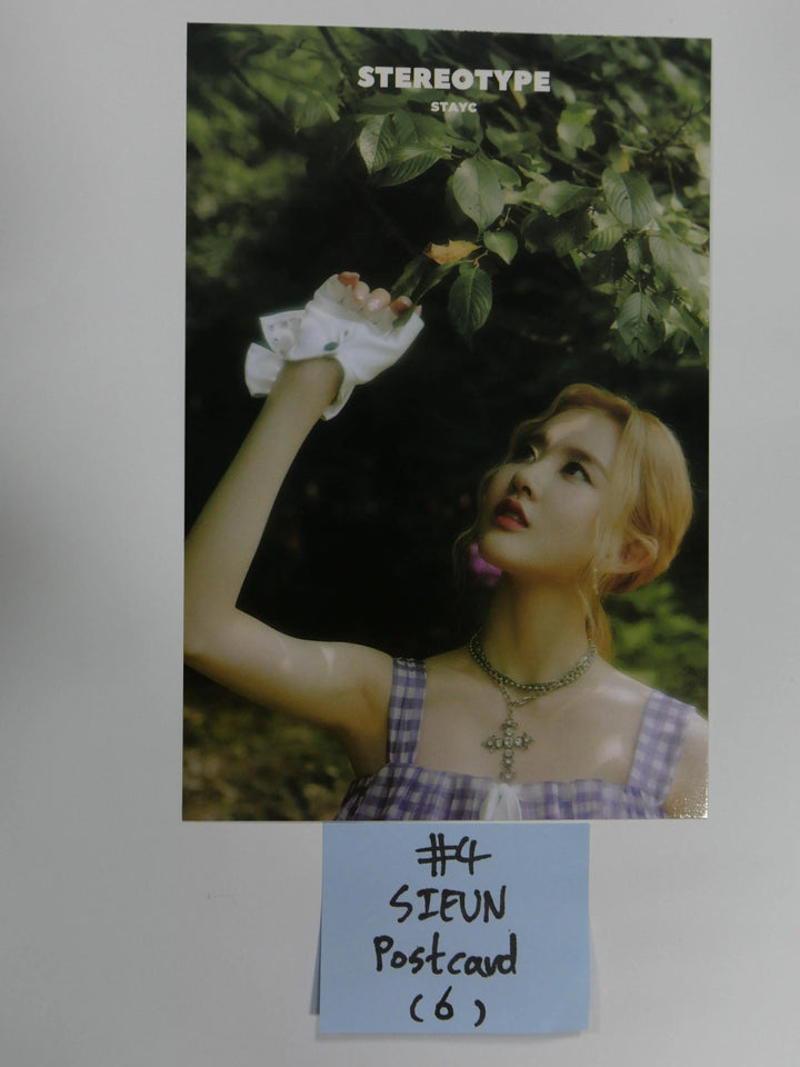 StayC 'STEREOTYPE' - Official Postcard & Scratch Card - HALLYUSUPERSTORE