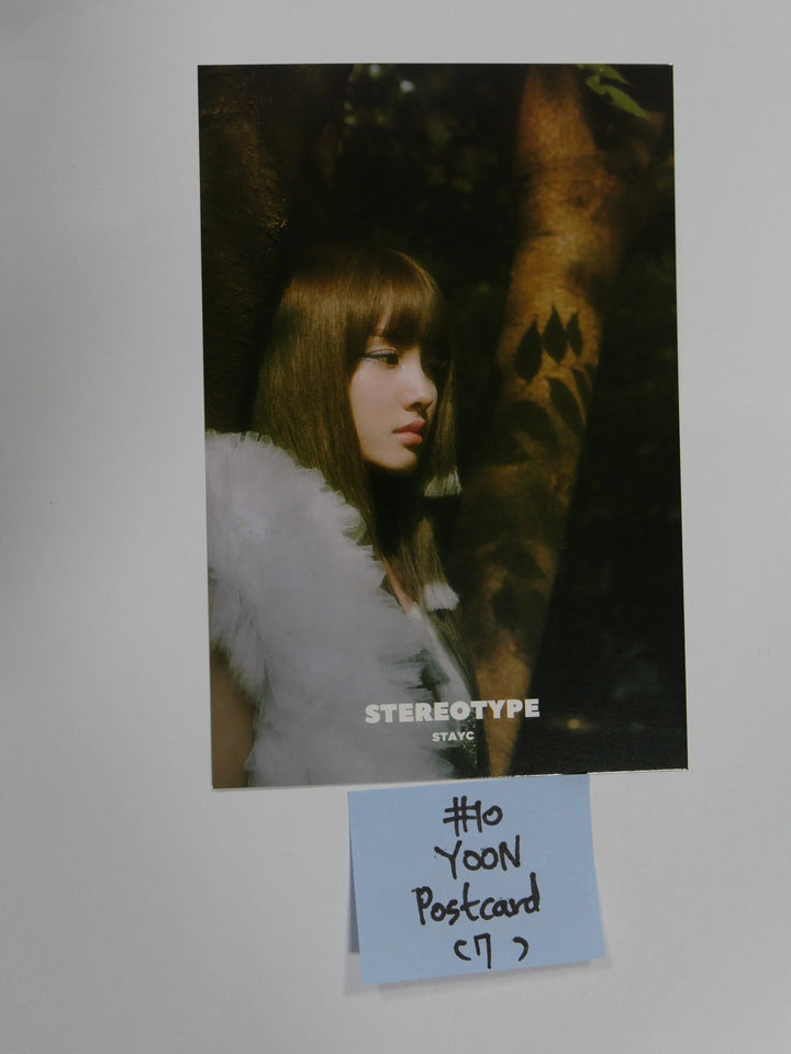 StayC 'STEREOTYPE' - Official Postcard & Scratch Card - HALLYUSUPERSTORE