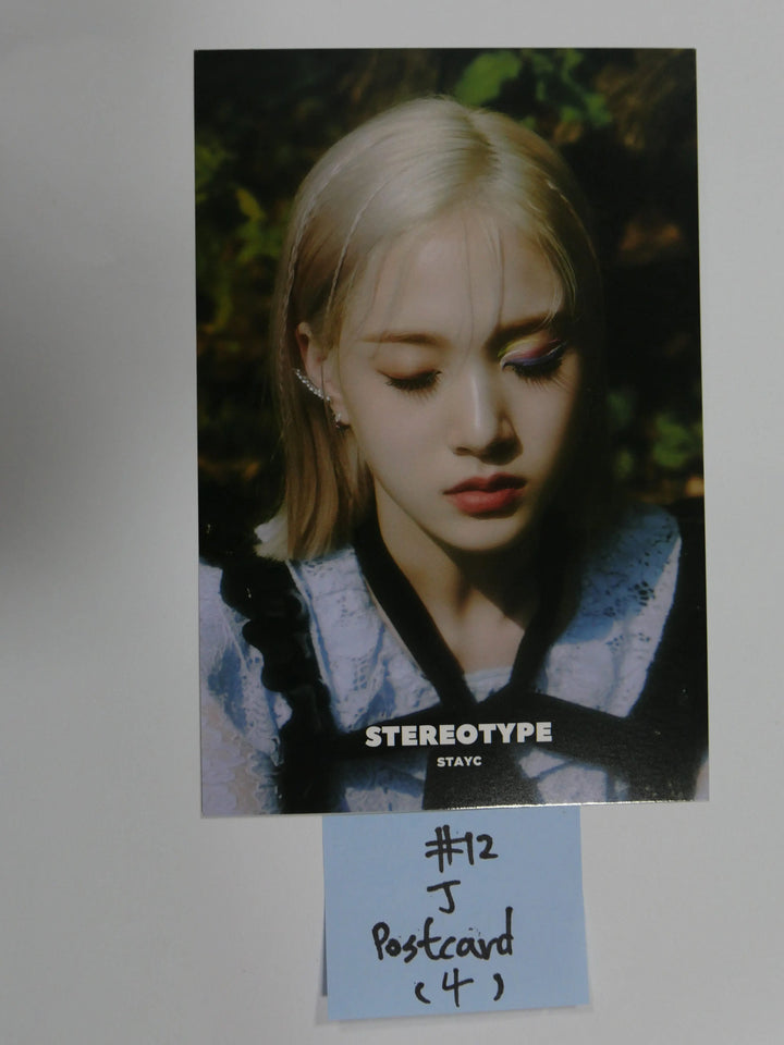 StayC 'STEREOTYPE' - Official Postcard & Scratch Card - HALLYUSUPERSTORE