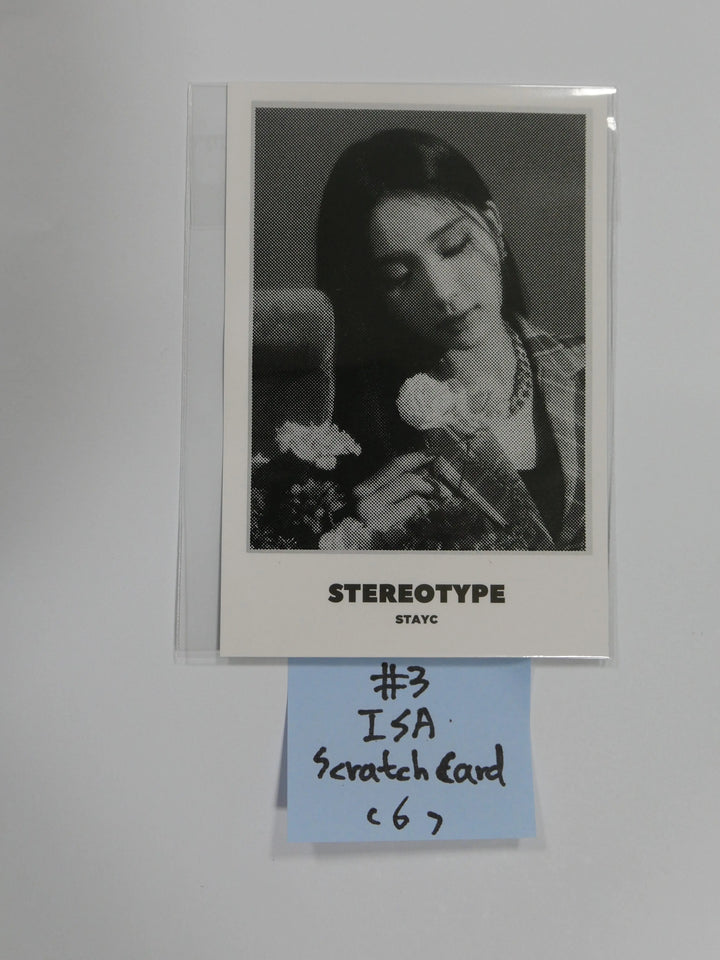 StayC 'STEREOTYPE' - Official Postcard & Scratch Card - HALLYUSUPERSTORE