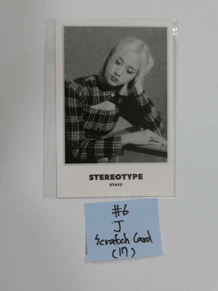 StayC 'STEREOTYPE' - Official Postcard & Scratch Card - HALLYUSUPERSTORE