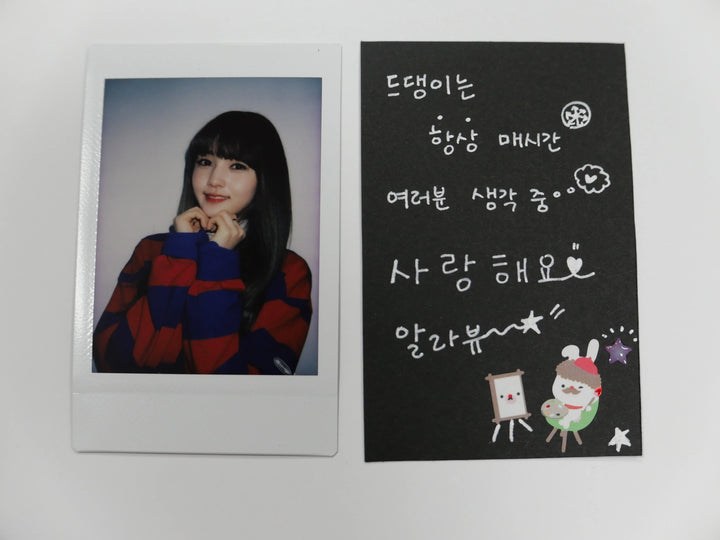 Dream Note - Broadcast Event Polaroid & Hand Autographed(Signed) Message Card - HALLYUSUPERSTORE