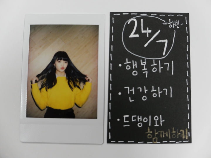 Dream Note - Broadcast Event Polaroid & Hand Autographed(Signed) Message Card - HALLYUSUPERSTORE