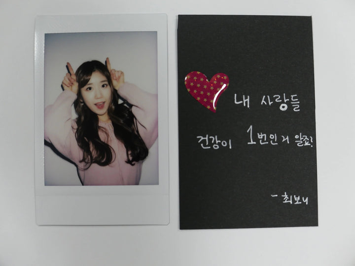 Dream Note - Broadcast Event Polaroid & Hand Autographed(Signed) Message Card - HALLYUSUPERSTORE