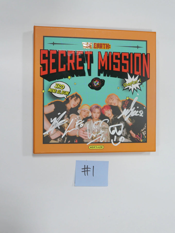 MCND "Secret Mission" 3rd mini - Hand Autographed(Signed) Promo Album - HALLYUSUPERSTORE