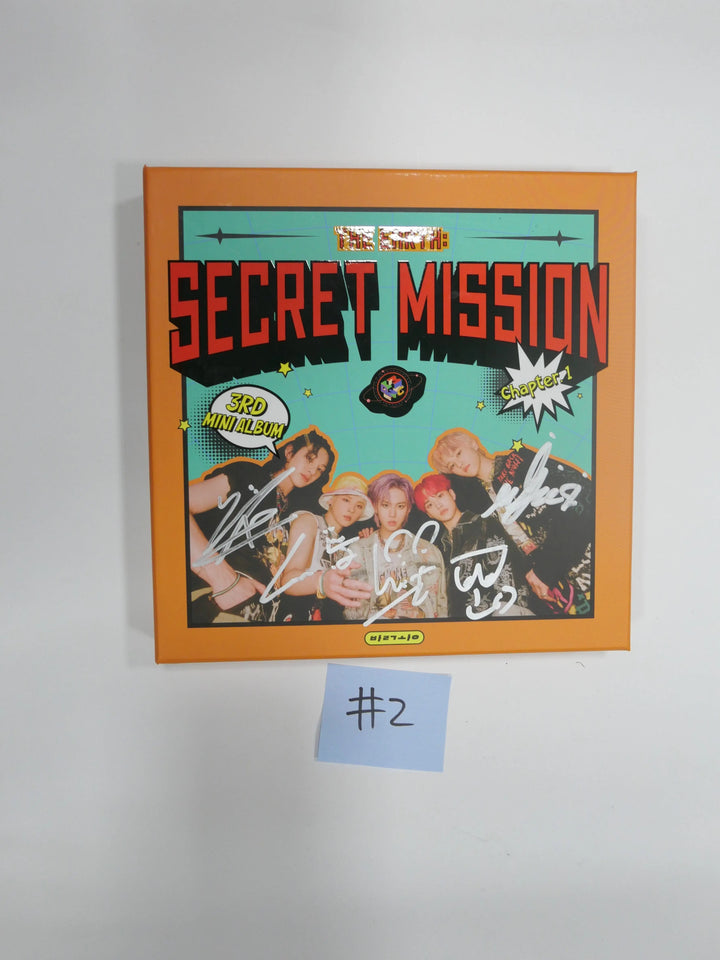 MCND "Secret Mission" 3rd mini - Hand Autographed(Signed) Promo Album - HALLYUSUPERSTORE
